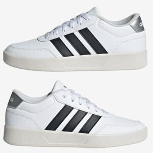 Adidas Break Net 3 Women's Athletic Shoes sz 7.5 In White / Black / Silver